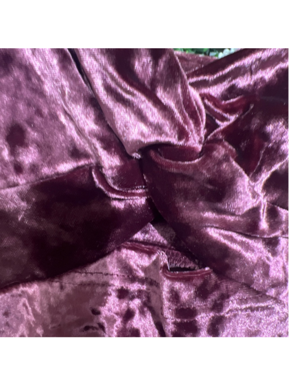 Women's Free People Come Together Cutout Burgundy Velvet Mini Dress Size Small - Picture 6 of 8